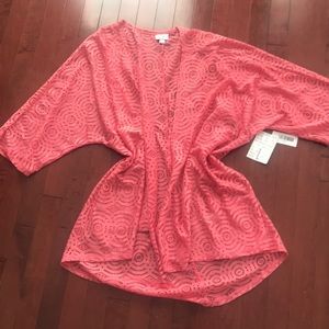L LuLaRoe Lindsay Kimono - Lace - NWT